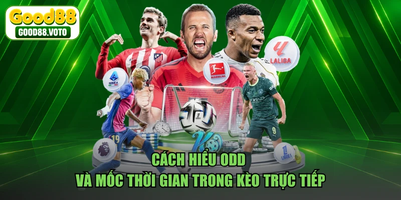 Cách hiểu odd và mốc thời gian trong kèo trực tiếp