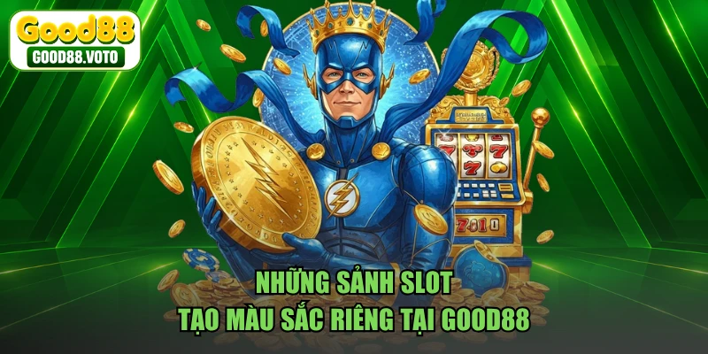 Những sảnh slot tạo màu sắc riêng tại GOOD88